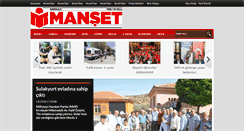 Desktop Screenshot of mansetgazetesi.net