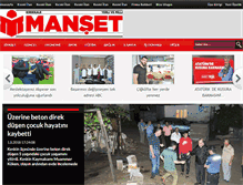 Tablet Screenshot of mansetgazetesi.net